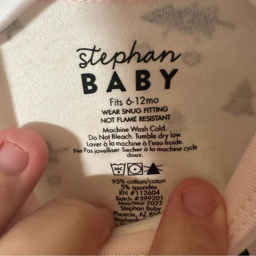 Cute Tree and Car Print Baby Pajamas 6m-12m - Picture 4 of 8